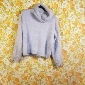 Angora Cowl Neck Sweater